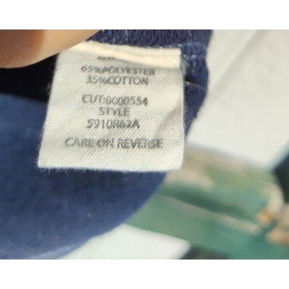 Max Studio Dress Weekend Henley Blue White Striped Roll-tab Sleeves Mini Medium - Picture 8 of 9